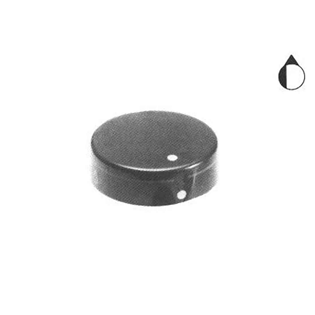 MANOPOLA TIPO REX BIANCA - M4434 - immagine 1